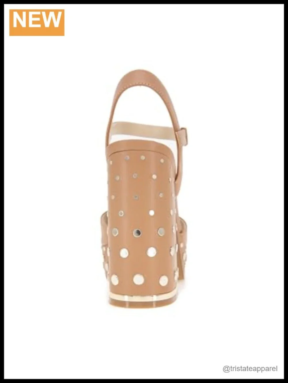 Kenneth Cole New York Dolly Studs Leather Platform Sandals